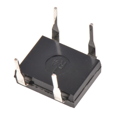 Diodes Inc Bridge Rectifier, 1A, 200V, 4-Pin