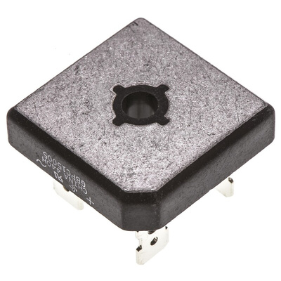 Vishay Bridge Rectifier, 15A, 50V, 4-Pin