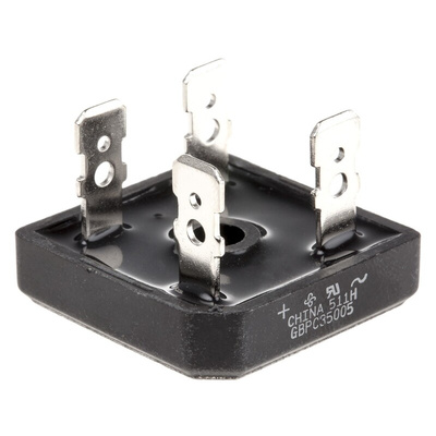 Vishay Bridge Rectifier, 35A, 50V, 4-Pin