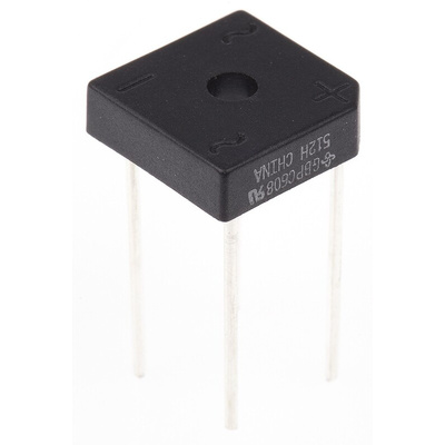 Vishay Bridge Rectifier, 6A, 800V, 4-Pin