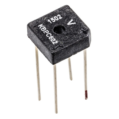 Vishay Bridge Rectifier, 6A, 200V, 4-Pin