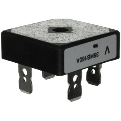 Vishay Bridge Rectifier, 35A, 1600V, 4-Pin