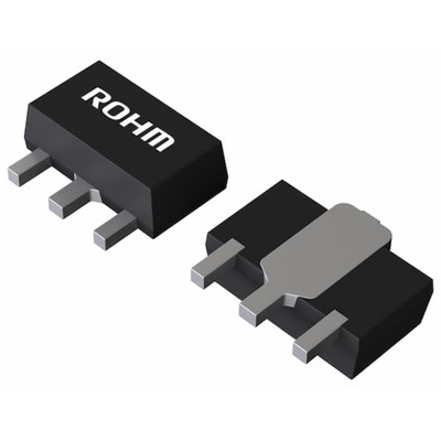 ROHM 2SCR512P5T100 NPN Transistor, 2 A, 30 V, 3-Pin SOT-89