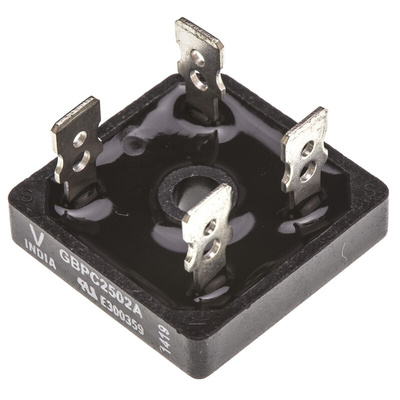 Vishay Bridge Rectifier, 25A, 200V, 4-Pin