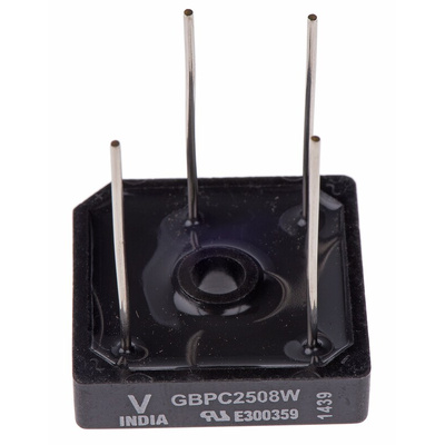 Vishay Bridge Rectifier, 25A, 800V, 4-Pin