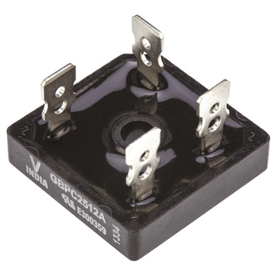 Vishay Bridge Rectifier, 25A, 1200V, 4-Pin