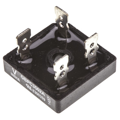 Vishay Bridge Rectifier, 35A, 200V, 4-Pin