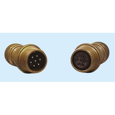 Glenair 5 Way Cable Mount MIL Spec Circular Connector Receptacle, Pin Contacts,Shell Size 14S, MIL-DTL-5015