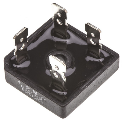 Vishay Bridge Rectifier, 15A, 50V, 4-Pin