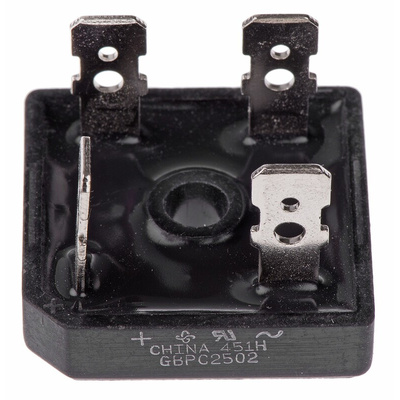 Vishay Bridge Rectifier, 25A, 200V, 4-Pin
