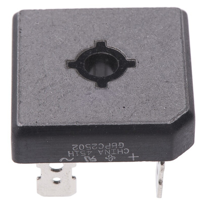 Vishay Bridge Rectifier, 25A, 200V, 4-Pin