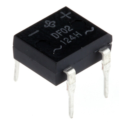 Vishay Bridge Rectifier, 1A, 200V, 4-Pin