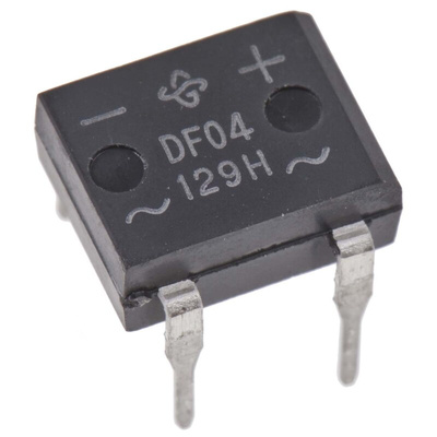 Vishay Bridge Rectifier, 1A, 400V, 4-Pin
