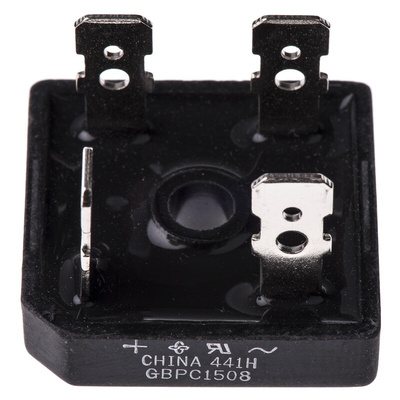 Vishay Bridge Rectifier, 15A, 800V, 4-Pin