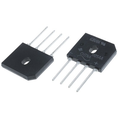 onsemi Bridge Rectifier, 8A, 800V, 4-Pin