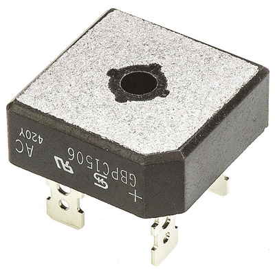 Taiwan Semiconductor Bridge Rectifier, 15A, 600V, 4-Pin