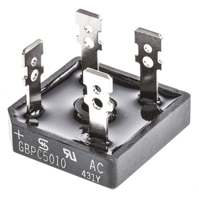Taiwan Semiconductor Bridge Rectifier, 50A, 1000V, 4-Pin