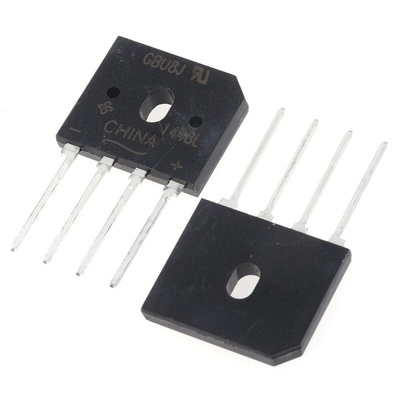 Vishay Bridge Rectifier, 8A, 600V, 4-Pin