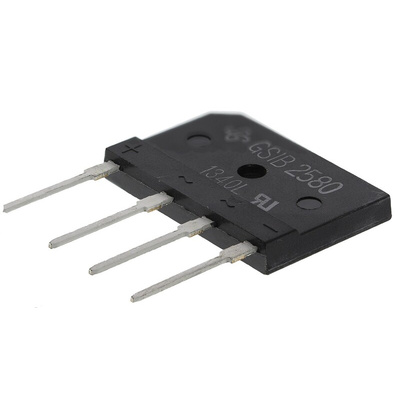 Vishay Bridge Rectifier, 25A, 800V, 4-Pin