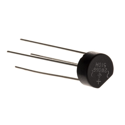 Vishay Bridge Rectifier, 2A, 600V, 4-Pin