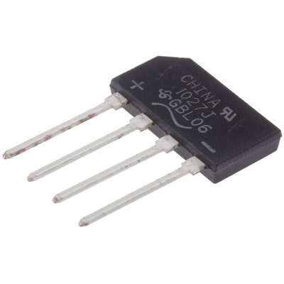 Vishay Bridge Rectifier, 4A, 600V, 4-Pin