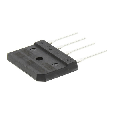 Diodes Inc Bridge Rectifier, 15A, 600V, 4-Pin