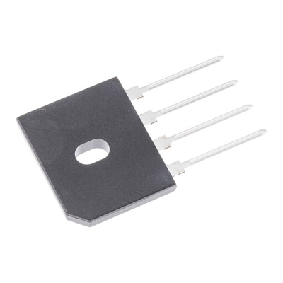 Diodes Inc Bridge Rectifier, 8A, 600V, 4-Pin