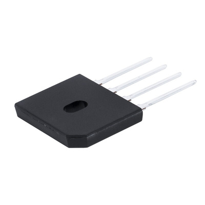Diodes Inc Bridge Rectifier, 10A, 600V, 4-Pin