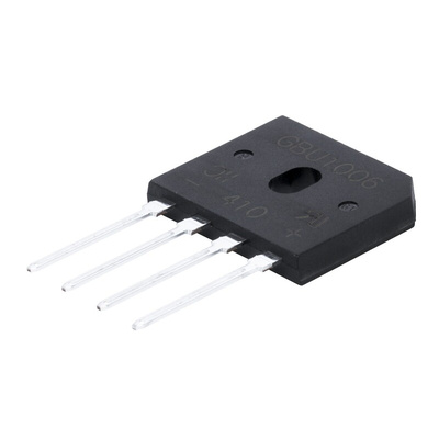 Diodes Inc Bridge Rectifier, 10A, 600V, 4-Pin