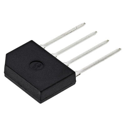 Diodes Inc Bridge Rectifier, 2A, 1000V, 4-Pin