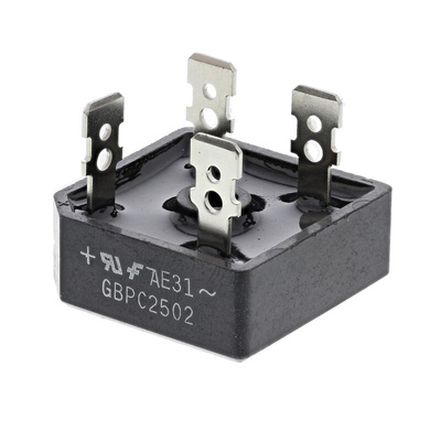 onsemi Bridge Rectifier, 25A, 200V, 4-Pin