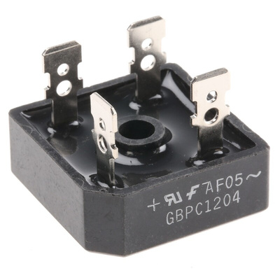 onsemi Bridge Rectifier, 12A, 400V, 4-Pin