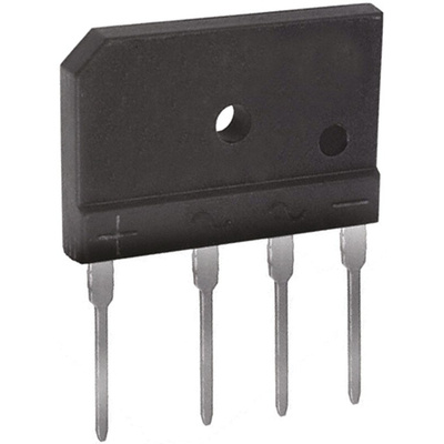 Diodes Inc Bridge Rectifier, 10A, 1000V, 4-Pin