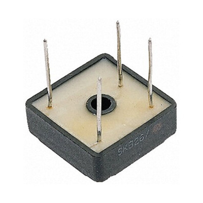Semikron Bridge Rectifier, 18A, 1600V, 4-Pin