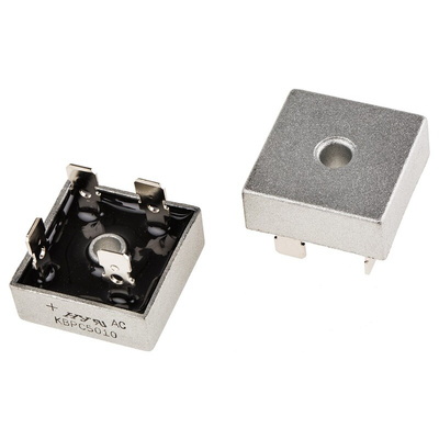 HY Electronic Corp Bridge Rectifier, 50A, 1000V, 4-Pin