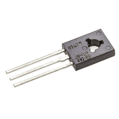 Renesas BD679 NPN Darlington Transistor, 4 A 80 V HFE:750, 3-Pin SOT-32