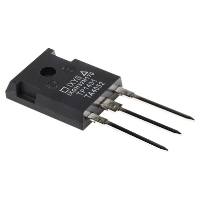 IXYS IXGH32N170 IGBT, 75 A 1700 V, 3-Pin TO-247AD, Through Hole