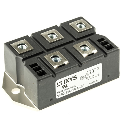 IXYS Bridge Rectifier Module, 127A, 1600V, 3-phase, 5-Pin