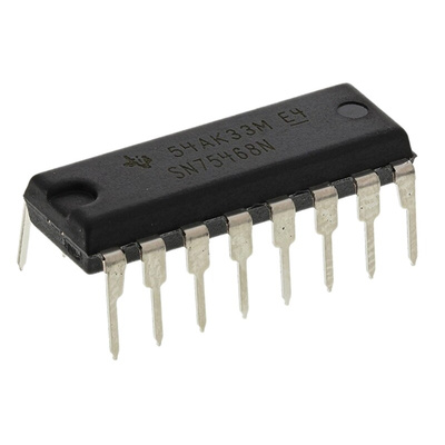 Texas Instruments SN75468N, 7-element NPN Darlington Transistor, 500 mA 100 V, 16-Pin PDIP