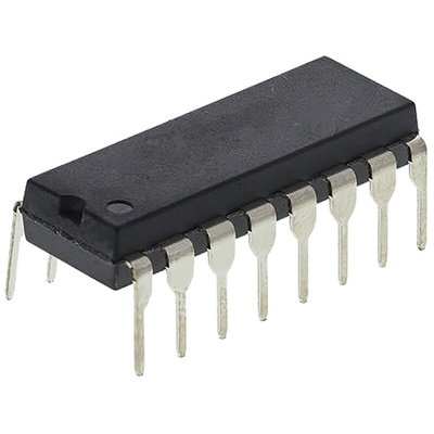STMicroelectronics ULN2074B Quad NPN Darlington Transistor, 1.75 A 50 V, 16-Pin PDIP