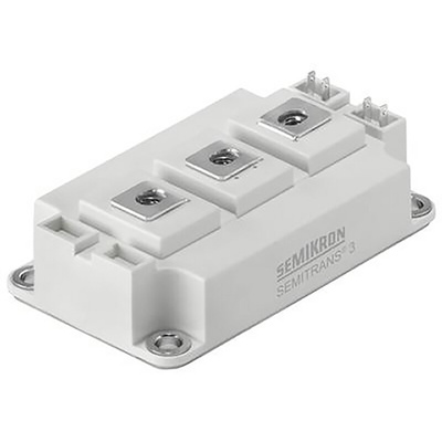 Semikron SKM400GB12E4 Dual IGBT Module, 616 A 1200 V, 7-Pin SEMITRANS3, Screw Mount