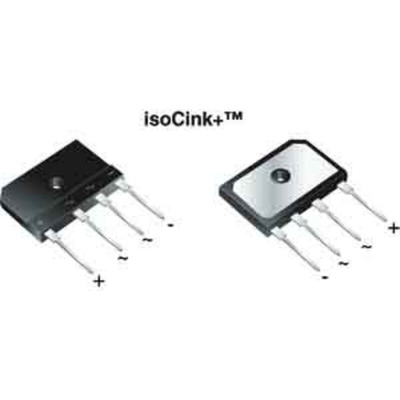 Vishay Bridge Rectifier, 45A, 1000V, 4-Pin