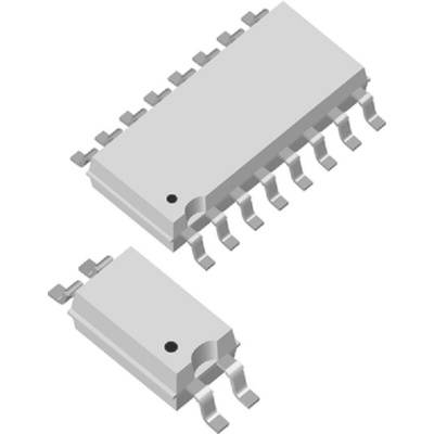 Vishay TCMD4000 Darlington Pair, 0.1 A 35 V, 16-Pin SOP