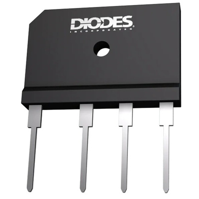 Diodes Inc Bridge Rectifier, 15A, 600V