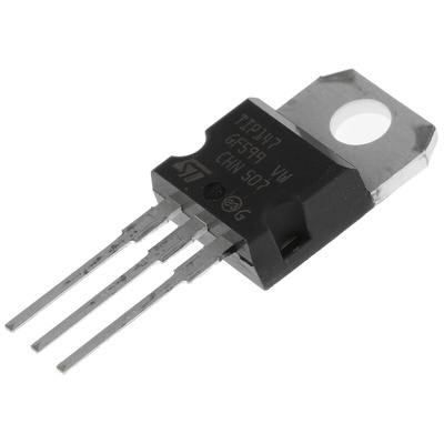 STMicroelectronics TIP147T PNP Darlington Transistor, 10 A 100 V HFE:500, 3-Pin TO-220