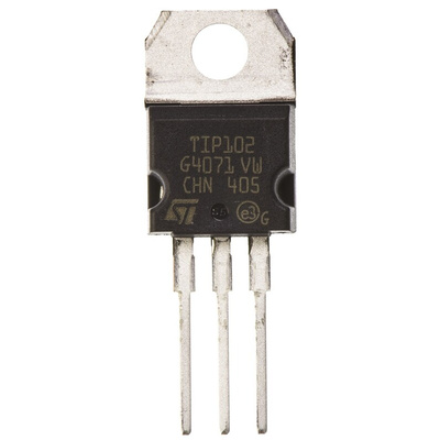 STMicroelectronics TIP102 NPN Darlington Transistor, 8 A 100 V HFE:200, 3-Pin TO-220