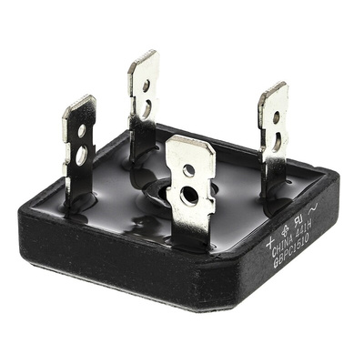 Vishay Bridge Rectifier, 15A, 1000V, 4-Pin