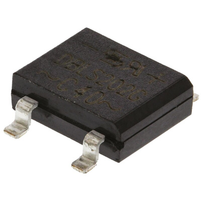 Taiwan Semiconductor Bridge Rectifier, 2A, 100V, 4-Pin