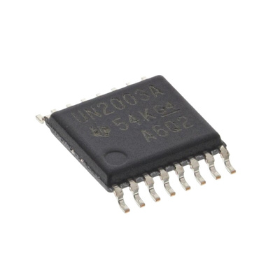 Texas Instruments ULN2003APW, 7-element NPN Darlington Transistor, 500 mA 50 V, 16-Pin TSSOP