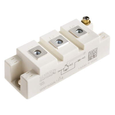 Semikron SKM150GAL12T4 Single IGBT Module, 232 A 1200 V, 5-Pin SEMITRANS2, Panel Mount